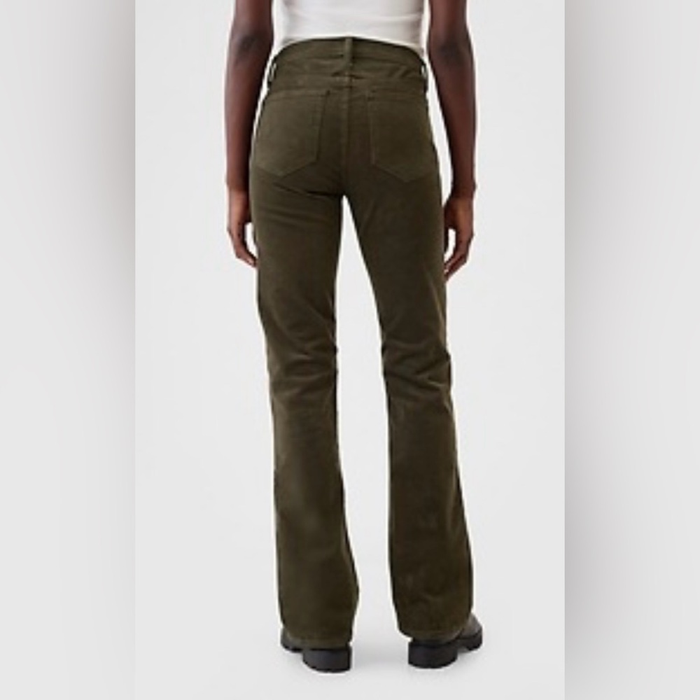 Gap Baby Bootcut 33 long black corduroy Pants NWT